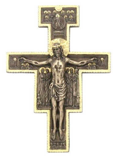 PRZEPIĘKNY KRUCYFIKS KRZYŻ z SAN DAMIANO VERONESE