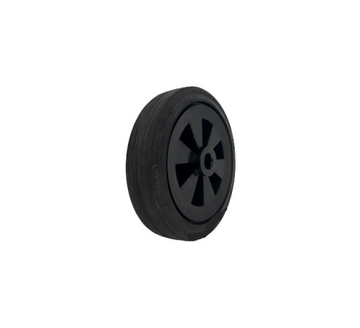KOŁO GUMOWE DO MASZYN WÓZKA 200 mm 170kg otw 20mm