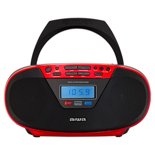 AIWA BBTU-400RD - BOOMBOX z BT v5.0+EDR CD
