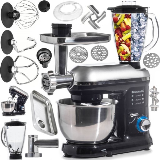 K.B ROBOT KUCHENNY PLANETARNY MIKSER BLENDER 2500W 8L MASZYNKA DO MIĘSA