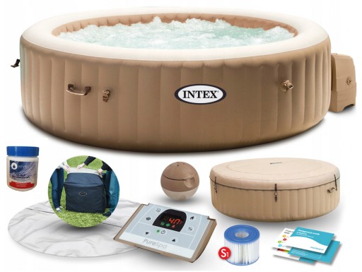 INTEX 28428 SPA JACUZZI 6 OSÓB PODGRZEWACZ CHLOR