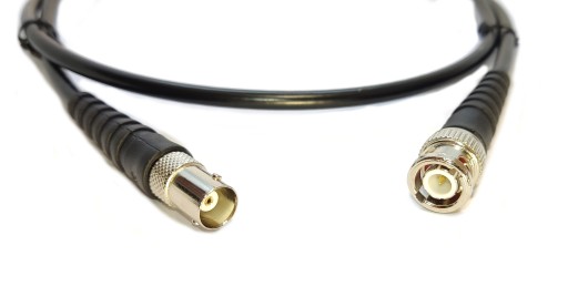 Kabel przyłącze przedłużacz BNC wtyk na gniazdo 50OHM RG58 0,8m