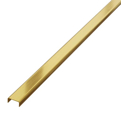 Listwa C ozdobna stalowa kolor złoty matowy 20mm 270cm