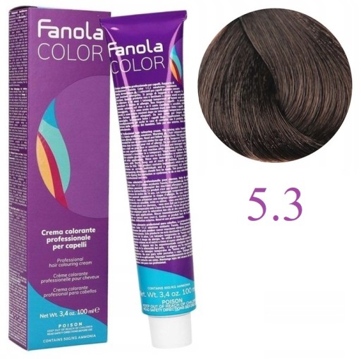 Fanola Crema Colorante Farba 100ml Nr 5.3