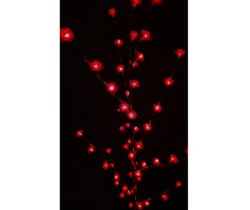DRZEWKO OZDOBNE LED RÓŻA CZERWONA 150CM!