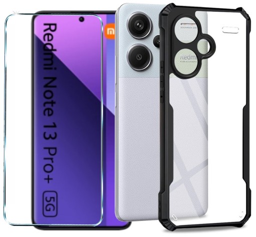 SZKŁO + PANCERNE ETUI X-ARMOR CASE do XIAOMI REDMI NOTE 13 PRO PLUS 5G