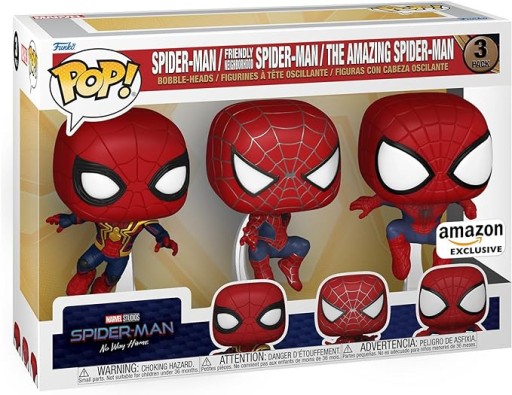Marvel Spiderman zestaw kolekcjonerski 3 figurek winylowych 68364