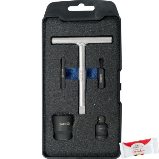 KOMPLET KLUCZY DO PLASTIKOWYCH KORKÓW OLEJU 5 ELEMENTÓW YT-05980