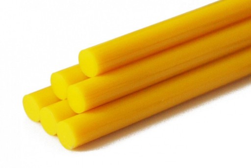 KLEJ DO PISTOLETU NA GORĄCO ZÓŁTY WKŁADY 100G 5SZT