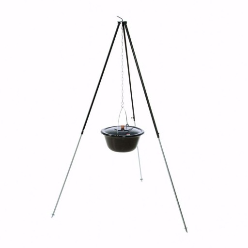 Węgierski Kociołek na Gulasz na Ognisko 30l 180 cm