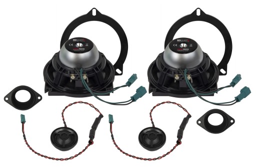 Głośniki samochodowe MB Quart QMB100C system do BMW E/F/G 2-drożny