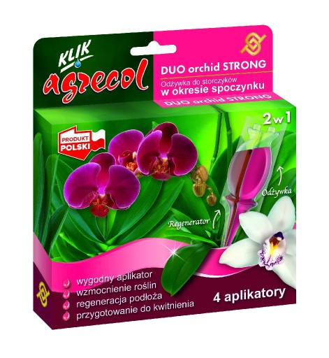 Duo Orchid Strong storczyk nawóz aplikator 4x40ml