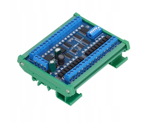 Moduł karta rozszerzeń IO 16 wejść 16 wyjść NPN RS485 MODBUS RTU do PLC HMI