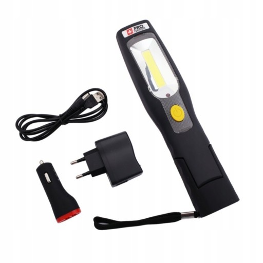 LAMPA WARSZTATOWA COB+ 6 LED LATARKA BEZPRZEWODOWA
