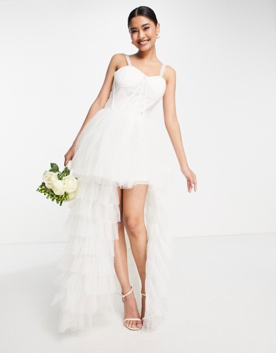 LACE & BEADS ŚMIETANOWA SUKNIA RAMIĄCZKA (36)