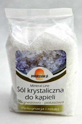 Naturalna krystaliczna sól kąpielowa 300g