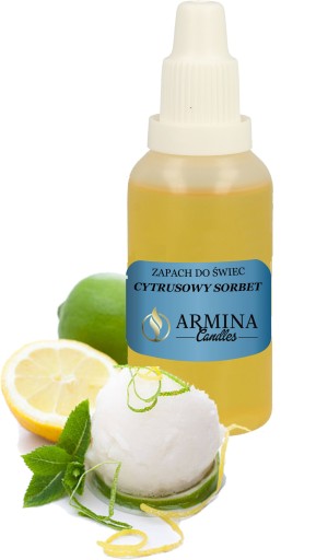 ZAPACH DO ŚWIEC PARAFINY WOSKU CYTRYNA 30 ML