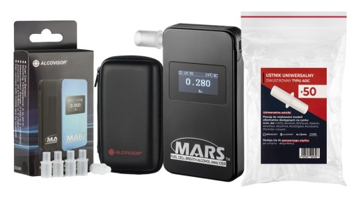 Alkomat elektrochemiczny Alcovisor Mars BT black