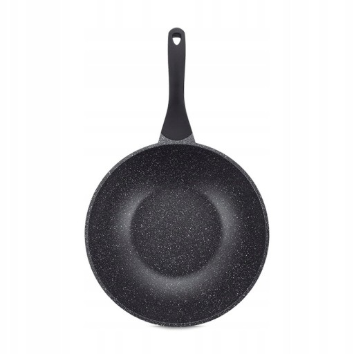 Wok Głęboka Patelnia Marmurowa 32 cm Patelnia Indukcja