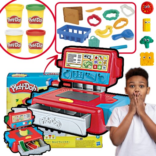 PLAY DOH CIASTOLINA KASA SKLEPOWA MASA PLASTYCZNA