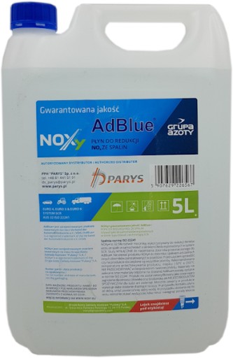 ADBLUE NOXY PŁYN KATALITYCZNY DPF MOCZNIKA 5L