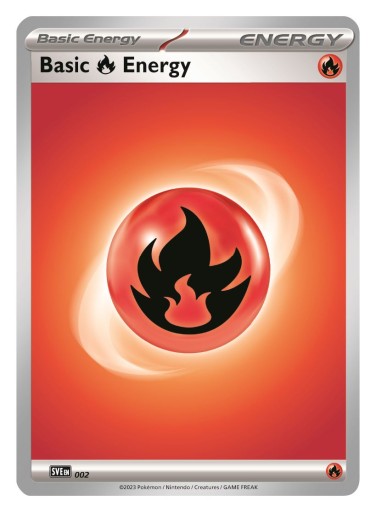 Pokemon TCG ORYGINALNA Basic Energy 002 Fire