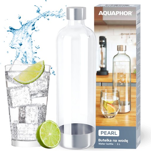 Butelka na wodę do SATURATORA Aquaphor Pearl 1L