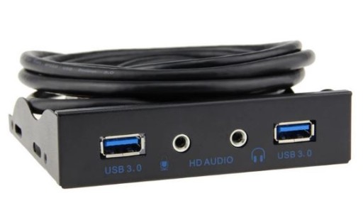 Front Panel przedni 2x USB3.0 + 2x Audio 20Pin slot 3,5 cala