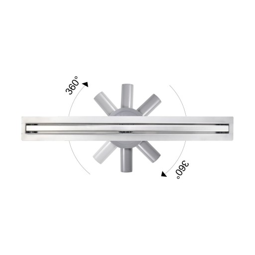 ODPŁYW LINIOWY 100 CM SLIM RUSZT ODWRACALNY HAGSER