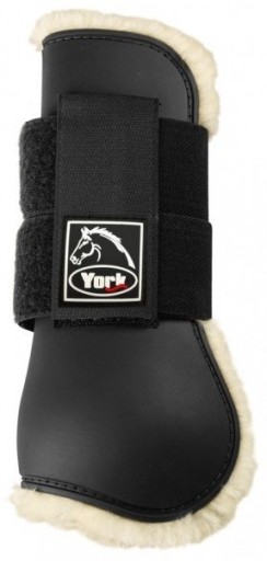 Ochraniacze York Comfort przednie czarne COB