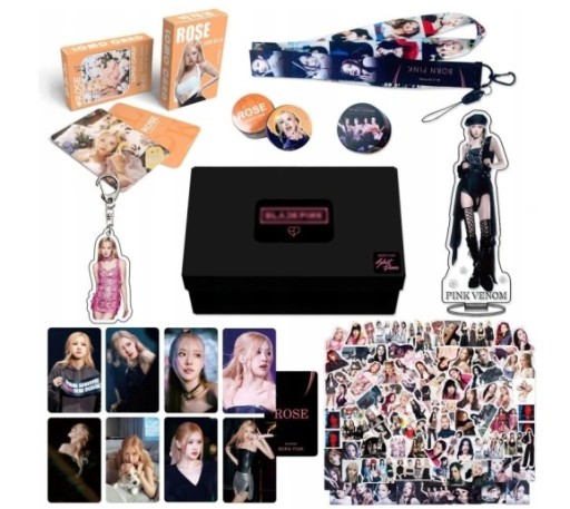 Kpop BLACKPINK Lisa Jennie Rose Jisoo Gift Box Set