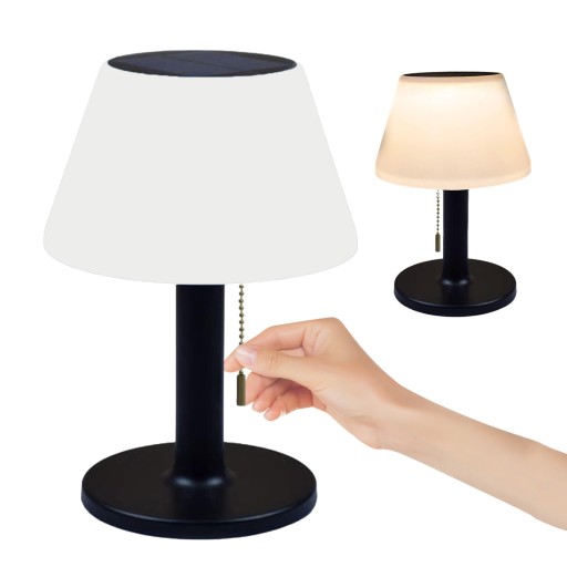 SOLARNA LAMPA STOŁOWA LED WODOODPORNA DO SALON OGRÓD