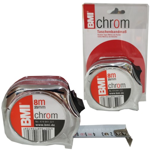Miara zwijana BMI Chrom 8m