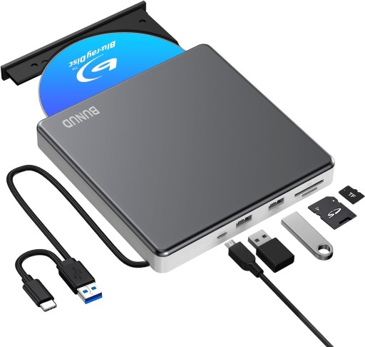 ZEWNĘTRZNY PRZENOŚNY NAPĘD BLURAY Z COMBO DVD USB 3.0