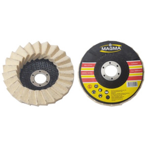 Tarcza filcowa ściernica filc 125mm do stali metalu
