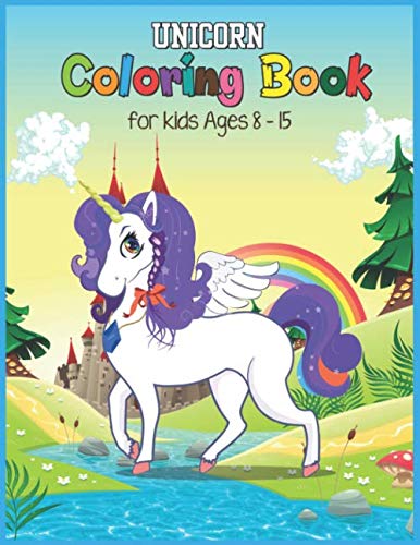 Hiddleston, Tom Unicorn Coloring Book For Kids Ages 8-15: A Fun Kid Workboo