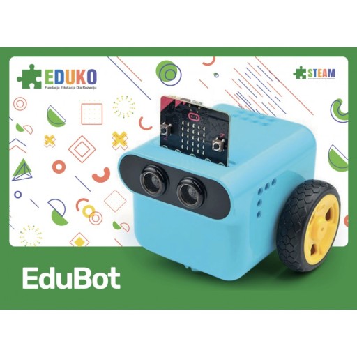 Robot EduBot z płytką micro:bit