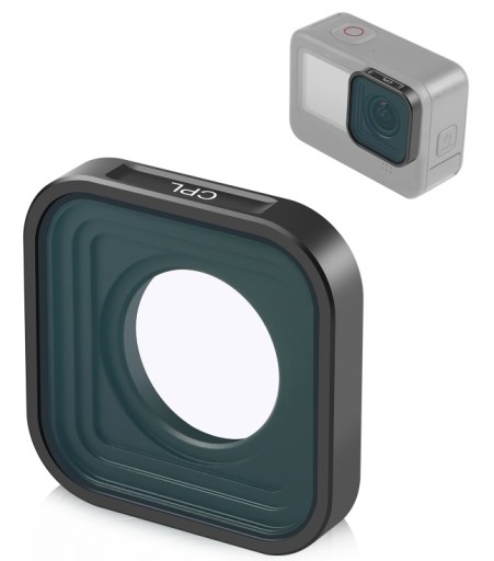 FILTR Polaryzacyjny CPL do Kamery GoPro HERO 12 11 MINI 11 10 9 BLACK