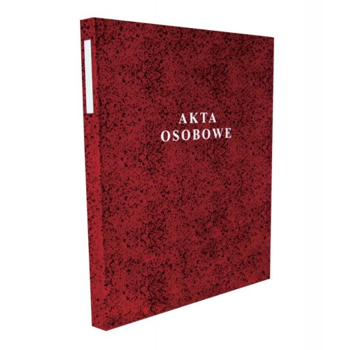 Teczka akta osobowe T04 twarda oprawa BORDOWE