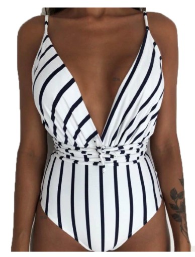 SEXY BIKINI STRÓJ KĄPIELOWY JEDNOCZĘŚCIOWY WIĄZANY