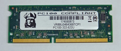Pamięć SDRAM DIMM 32MB PC100 do drukarki Printronix