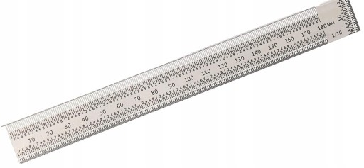 LINIAŁ PRECYZYJNY LIINIJKA TYPU T 18CM NIERDZEWNA