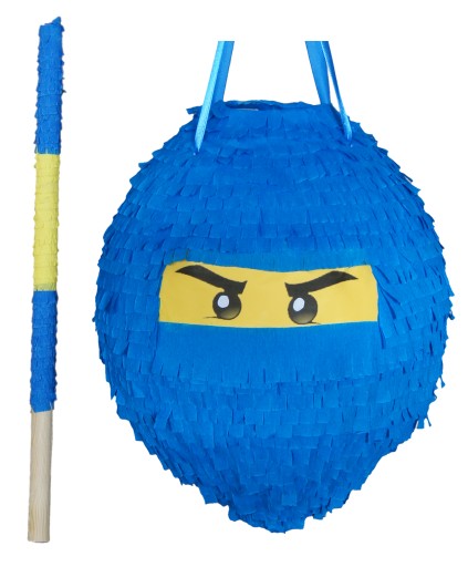 Piniata Niebieski NINJAGO LEGO XL + Kij