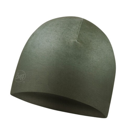 Buff czapka dwustronna ecostretch na trening bieganie zielona
