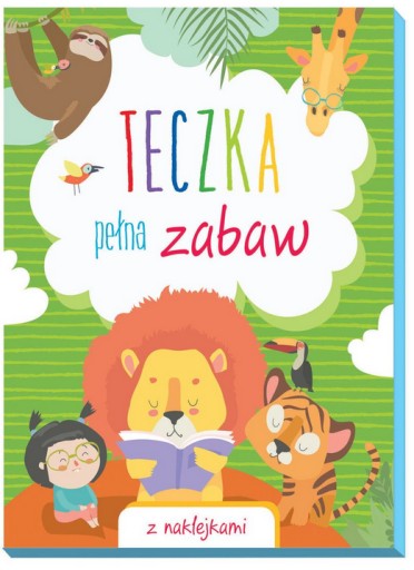 Teczka pełna zabaw z naklejkami dla dziecka FK