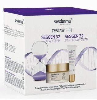 Sesderma Sesgen 32 zestaw krem odżywczy 50 ml + krem kontur oczu 15 ml