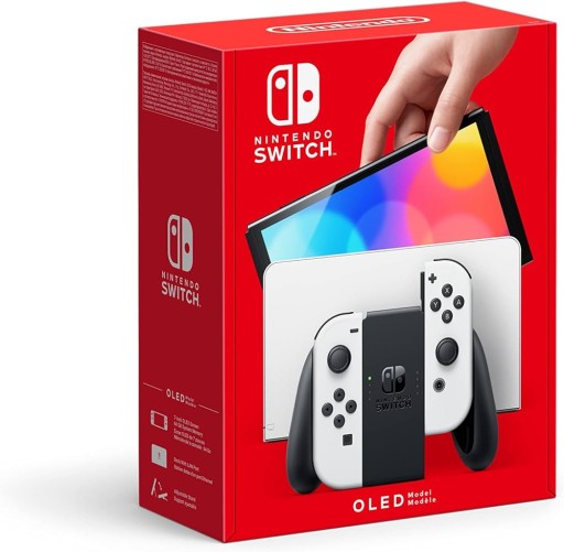 PEWNA KONSOLA NINTENDO SWITCH BIAŁA OLED 64GB | PEŁEN KOMPLET Z GWARANCJĄ