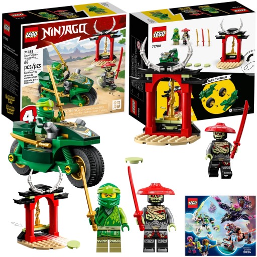 LEGO Ninjago 71788 Motocykl ninja Lloyda Motor Ścigacz Loyd szkielet