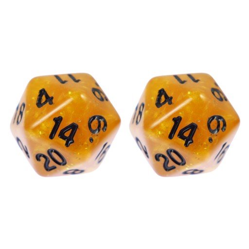 ZESTAW 2 KOSTEK K20 RPG ZAGINIONA KSIĘGA KOŚĆ DWUDZIESTOŚCIENNA