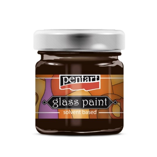 FARBA DO SZKŁA BRĄZOWA ...SŁOIK 30 ML 20